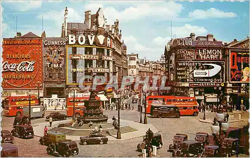 Moderne Karte London Piccadilly Circus Coca-Cola