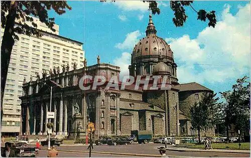 Moderne Karte Montreal Quebec La Cathedrale St Jacques sur la Place Dominion a Montreal est une replique de Sa