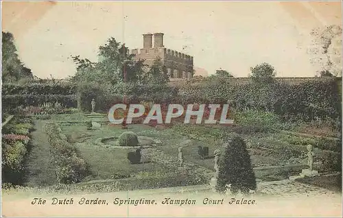 Cartes postales The Dutch Garden Spingtime Hampton Court Palace