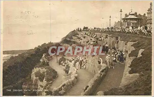 Cartes postales moderne The Zig-Zag Path Folkestone