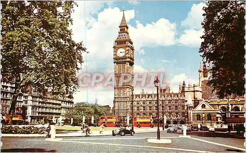 Cartes postales moderne Big Ben and Parliament Square London