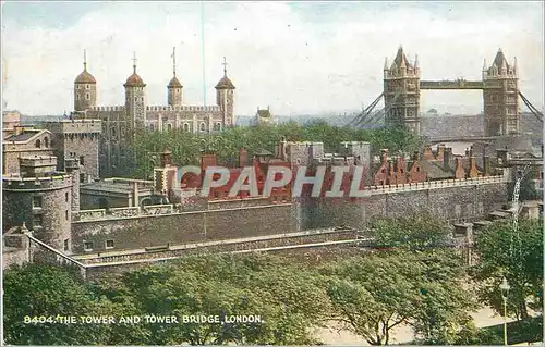 Cartes postales The Tower and Tower Bridge London