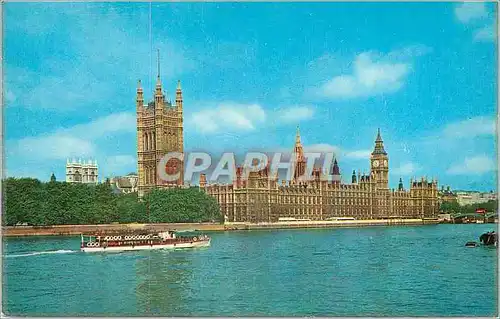 Moderne Karte London Le Palais du Parlement