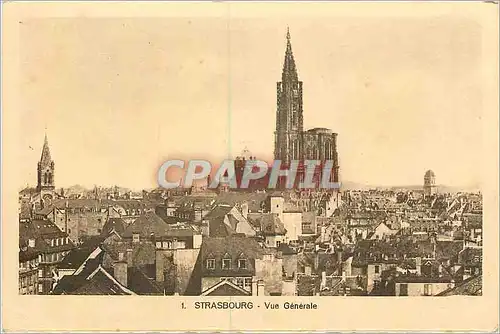 Cartes postales Strasbourg Vue generale
