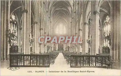 Cartes postales Nancy Interieur de la Basilique Saint-Epvre