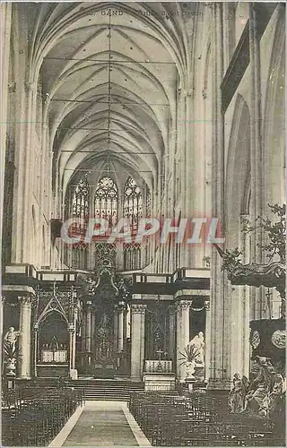 Cartes postales Gand Eglise Saint Baon