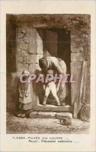 Cartes postales Musee du Louvre Precaution maternelle