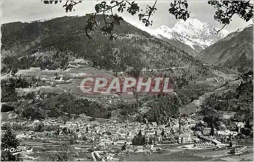 Cartes postales moderne Allevard Les Bains (Isere) Vue generale et le Collet au fond le Grand Charnier