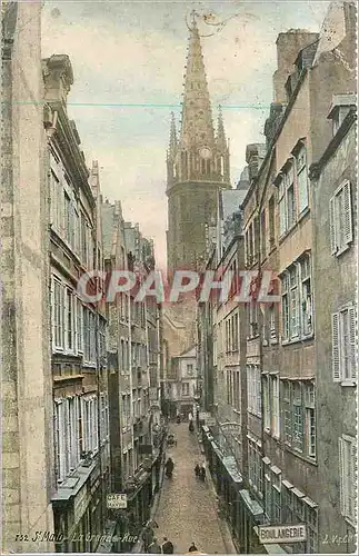 Ansichtskarte AK St Malo La Grande Rue