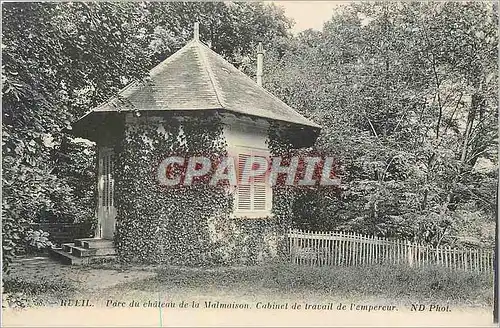 Cartes postales Rueil Parc du Chateau de la Malmaison Cabibet de travail de l'empereur Napoleon 1er