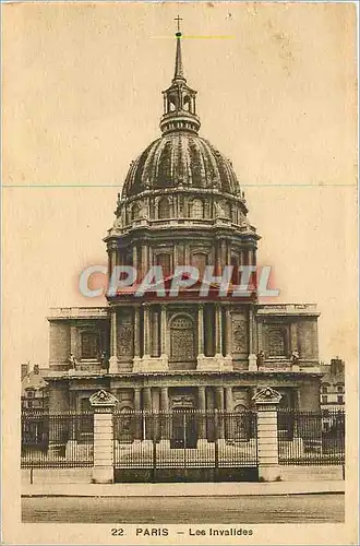 Cartes postales Paris Les Invalides