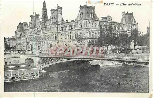 Cartes postales Paris L'Hotel-de-Ville