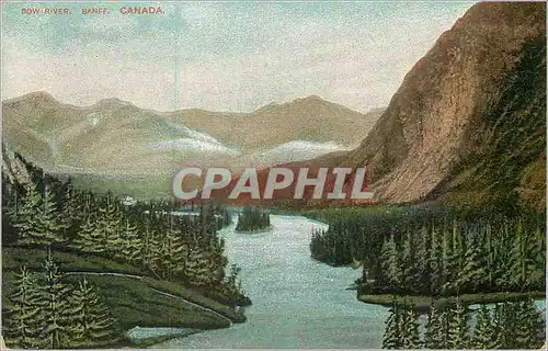 Cartes postales Bow River Banff Canada
