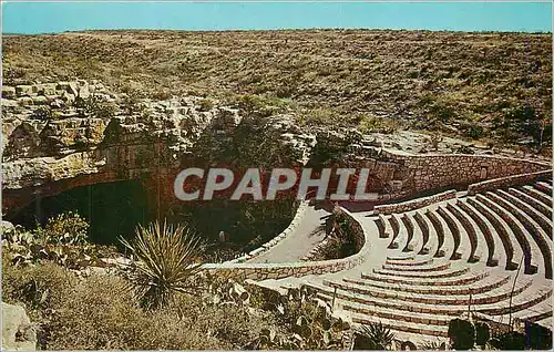 Moderne Karte Bat Flight Amphitheater at Natural entracnce to Carlsbad Caverns New Mexico