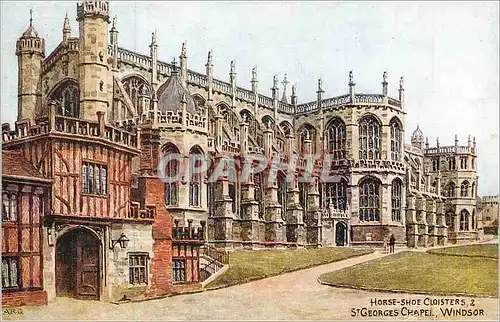 Cartes postales Horse-Shoe Cloisters St Georges Chapel Windsor