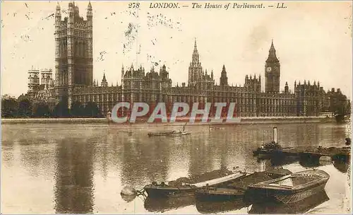 Cartes postales London The Houses of Parliament