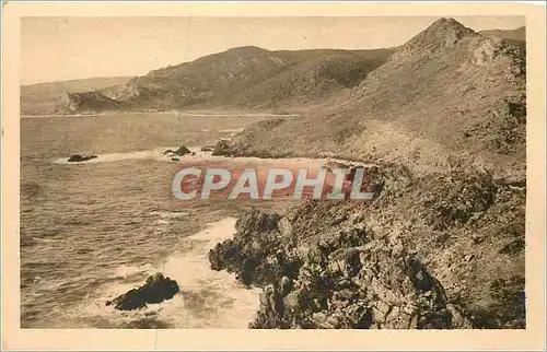 Cartes postales Corse Les Iles Sanguinaires La Cote vers la pleine mer