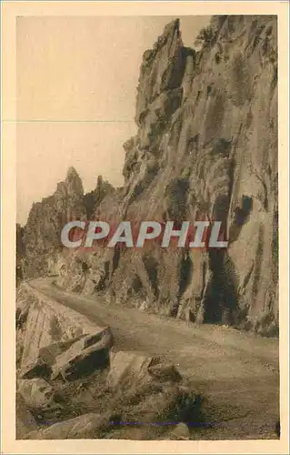 Cartes postales Corse Calanches de Piana Pics et Aiguilles dominant la Grand Route