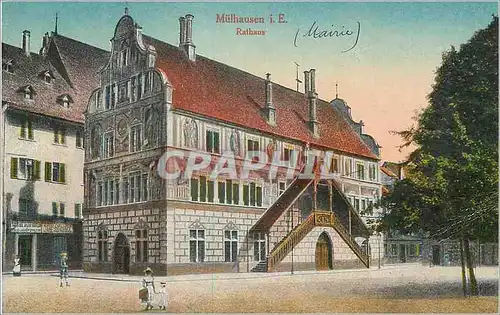 Cartes postales Mulhausen i E Rathaus