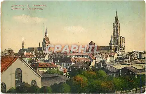 Cartes postales Strasbourg Vue generale