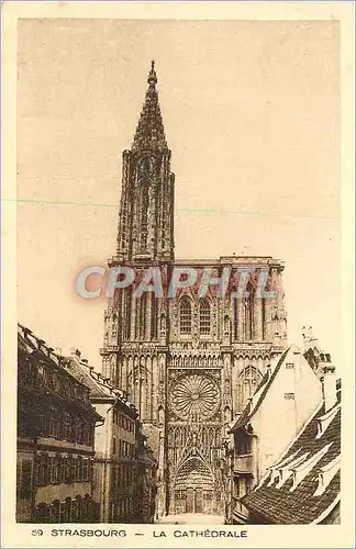 Cartes postales Strasbourg La Cathedrale