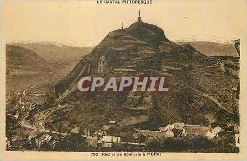 Ansichtskarte AK Le Cantal Pittoresque Rocher de Bonnevie a Murat