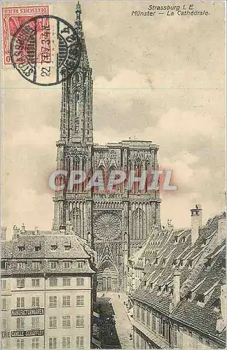 Cartes postales Strasbourg La Cathedrale