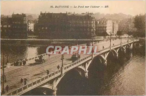 Cartes postales Bayonne Le Pont sur l'Adour
