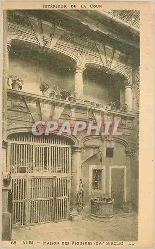 Cartes postales Albi Maison des Vigniers (XVIe Siecle)