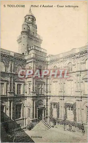 Cartes postales Toulouse Hotel d'Assezat Cour interieure