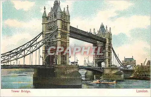 Cartes postales London Tower Bridge Bateau