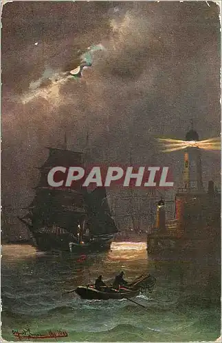 Cartes postales Bateau Phare