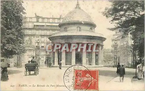 Cartes postales Paris La Rotonde du Parc Monceau