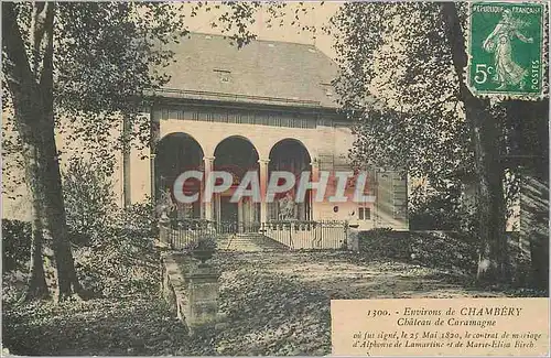 Cartes postales Environs de Chambery Chateau de Caramagne