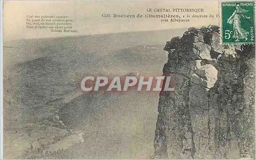 Cartes postales Le Cantal Pittoresque Rochers de Chamalieres