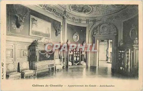 Ansichtskarte AK Chateau de Chantilly Appartements des Conde Antichambre