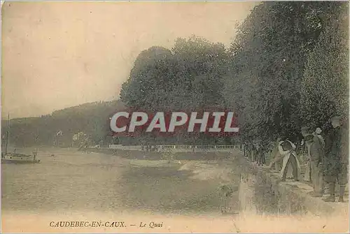 Cartes postales Caudebec-en-Caux Le Quai