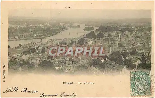 Cartes postales Elbeuf Vue generale