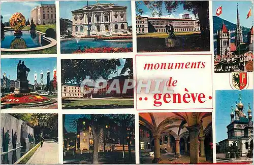 Cartes postales moderne Geneve