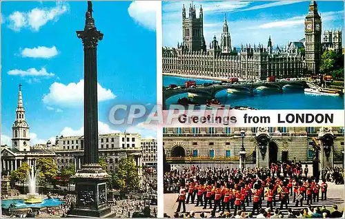 Cartes postales moderne Greetings from London Militaria