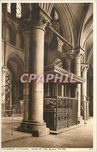 Ansichtskarte AK Canterbury Cathedral Tomb of The Black Prince