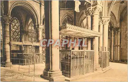 Cartes postales Canterbury Cathedral Tomb of the Black Prince