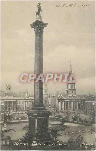 Cartes postales Nelson Column London