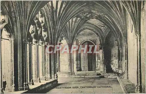 Ansichtskarte AK Martyrdom Door Canterbury Cathedral