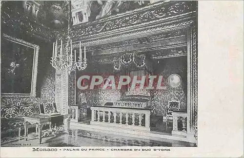 Cartes postales Monaco Palais du Prince Chambre du Duc D'York