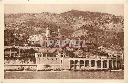 Cartes postales Principaute de Monaco Monte Carlo vu de la Mer