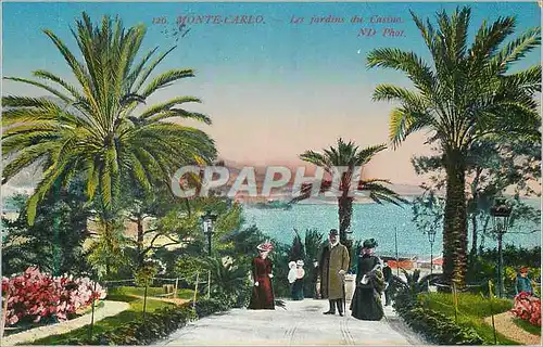Cartes postales Monte Carlo Les Jardins du Casino