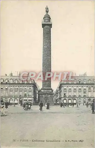 Cartes postales Paris Colonne Vendome