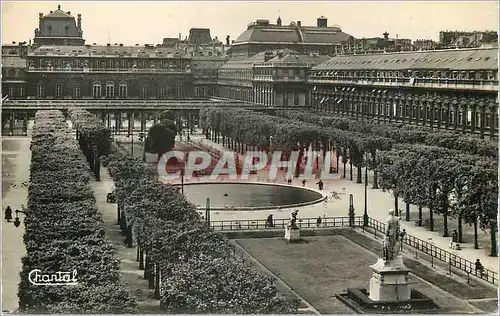 Moderne Karte Paris Palais Royal et les Jardins