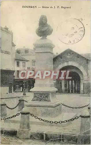 Cartes postales Dourdan Statue de J F Regnard